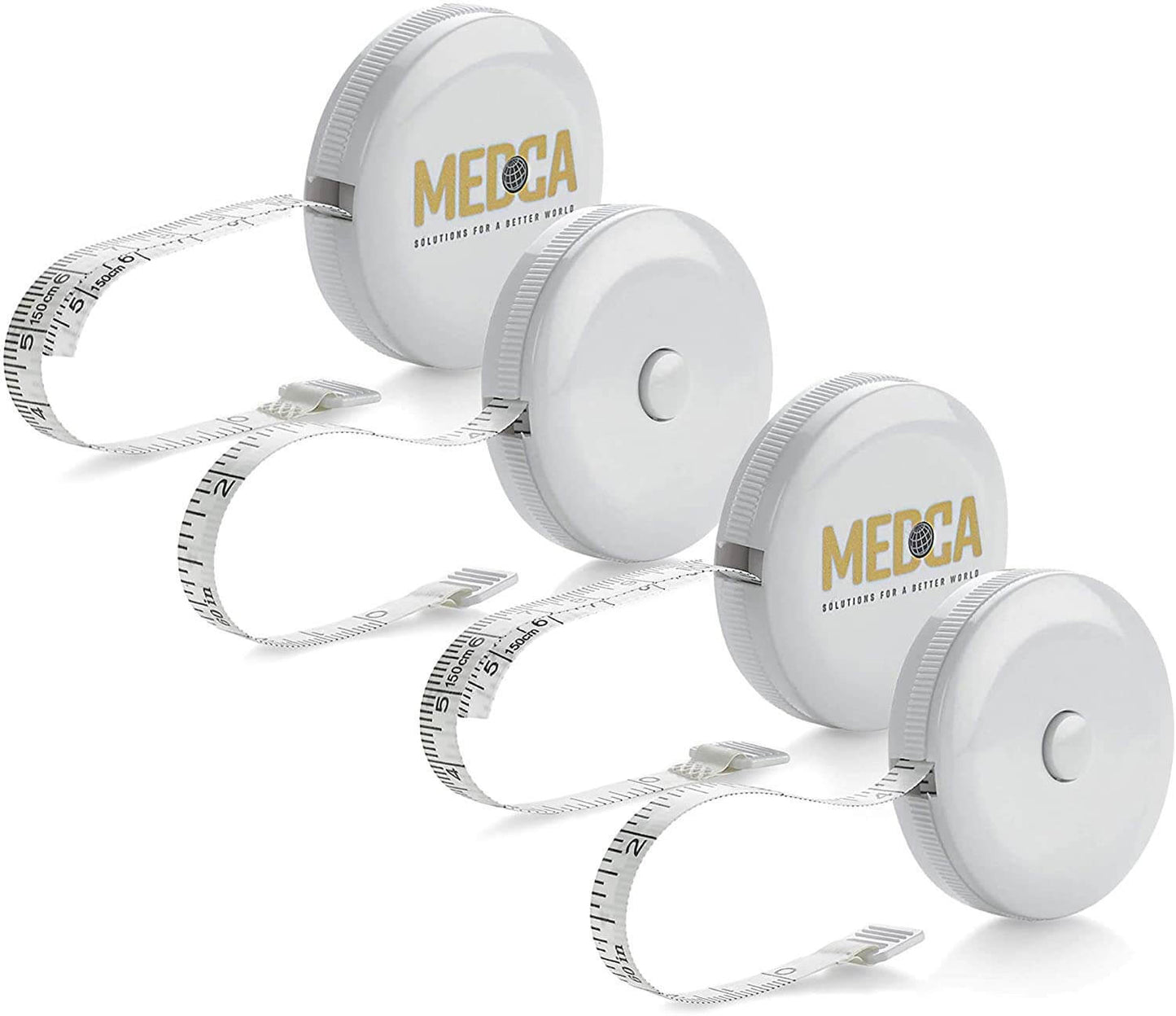 Body Tape Measure -(4-Pack) Measuring Tape Fat Weight Monitors, (Inches & Cm) Retractable Tape Measure Ruler for Accurate Body Fat Calculator Helps Calculate Fitness Body Measurements
