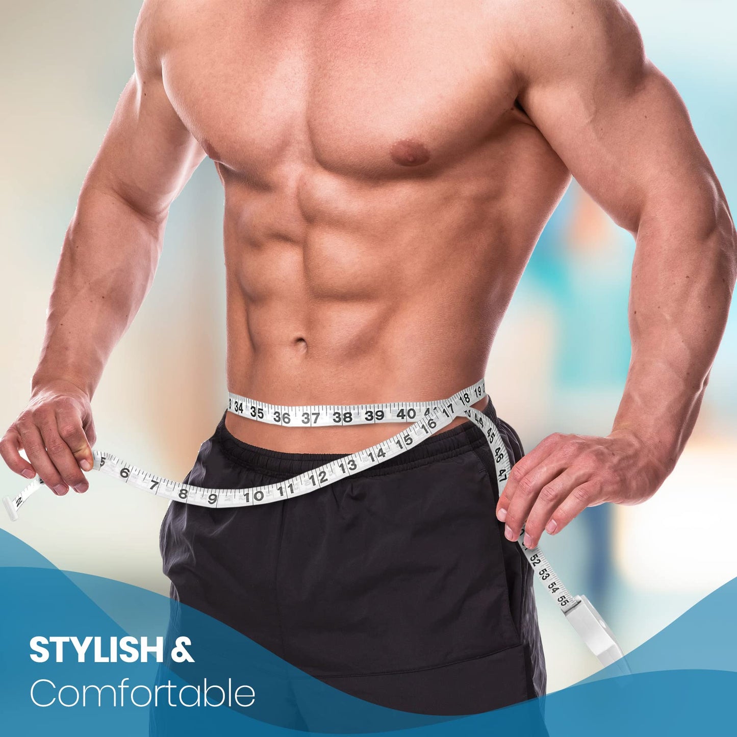 Pro Skinfold Caliper and Body Measurement Tape - Precision Body Fat Tool Plus BMI Chart - Accurately Measure and Gauge Body Fat Help Track Weight Loss, Achieve Fitness Goals for Men and Women, White