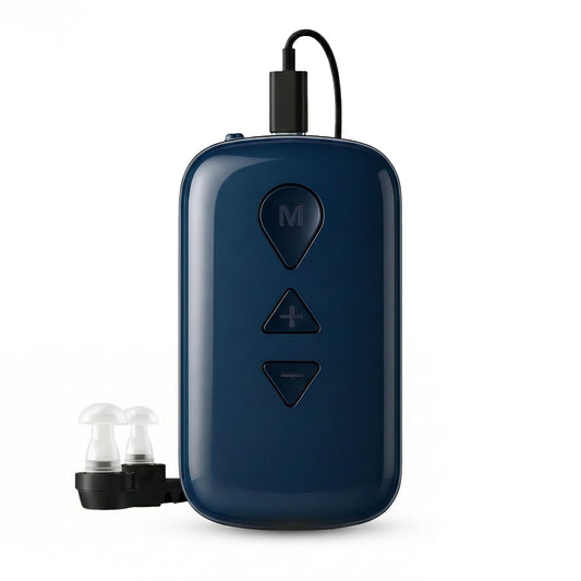 MEDca High-Power Portable Hearing Amplifier Device, 120H Battery, High Volume