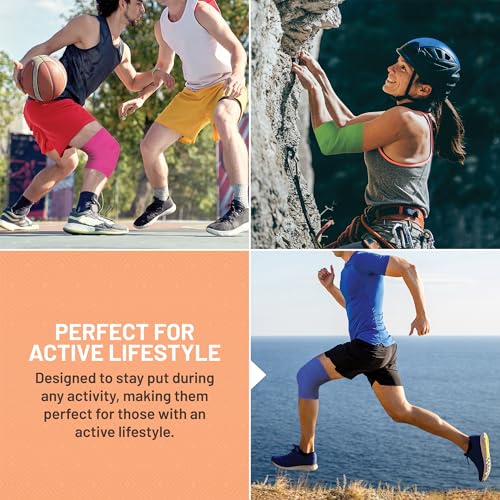 MEDca Self Adherent Cohesive Wrap Bandages 2 Inches X 5 Yards 6 Count, (Rainbow Color)