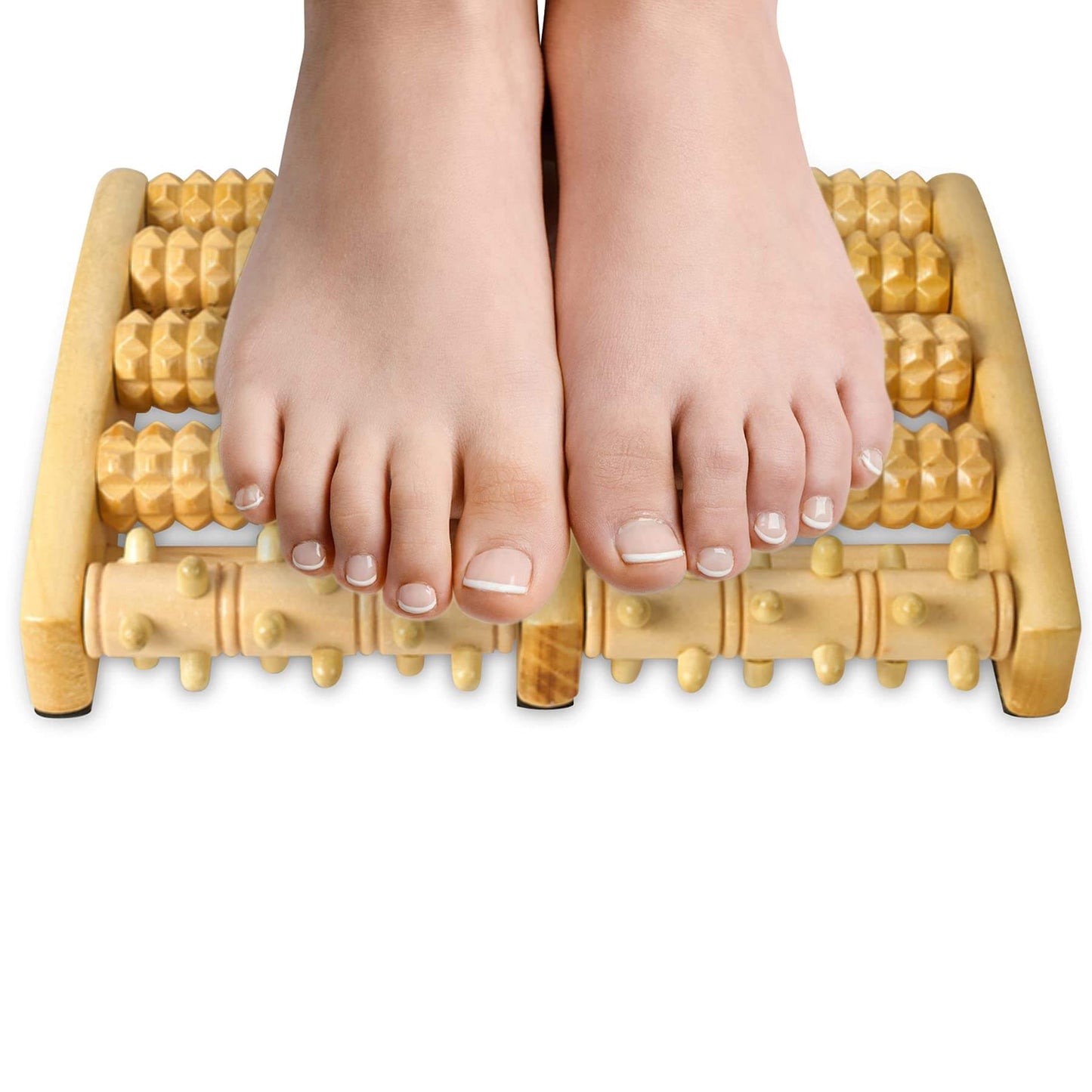 Pressure Point Therapy Massager - X-Large Dual Foot Massager Roller Feet, Arch and Heel Pain, Plantar Fasciitis Relief, Improve Circulation and Acupressure