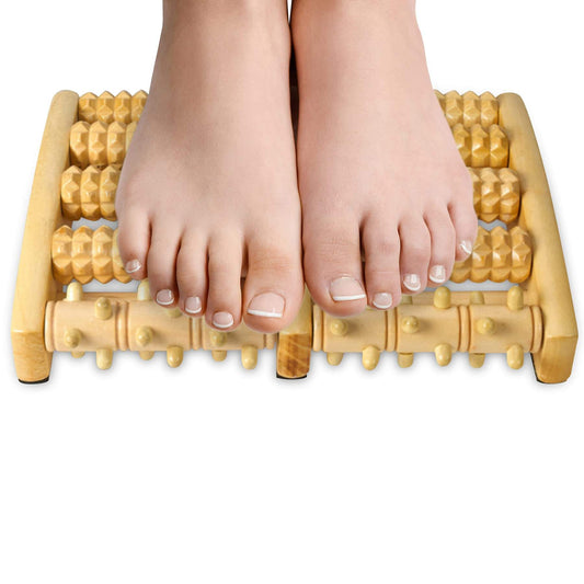 Pressure Point Therapy Massager - X-Large Dual Foot Massager Roller Feet, Arch and Heel Pain, Plantar Fasciitis Relief, Improve Circulation and Acupressure
