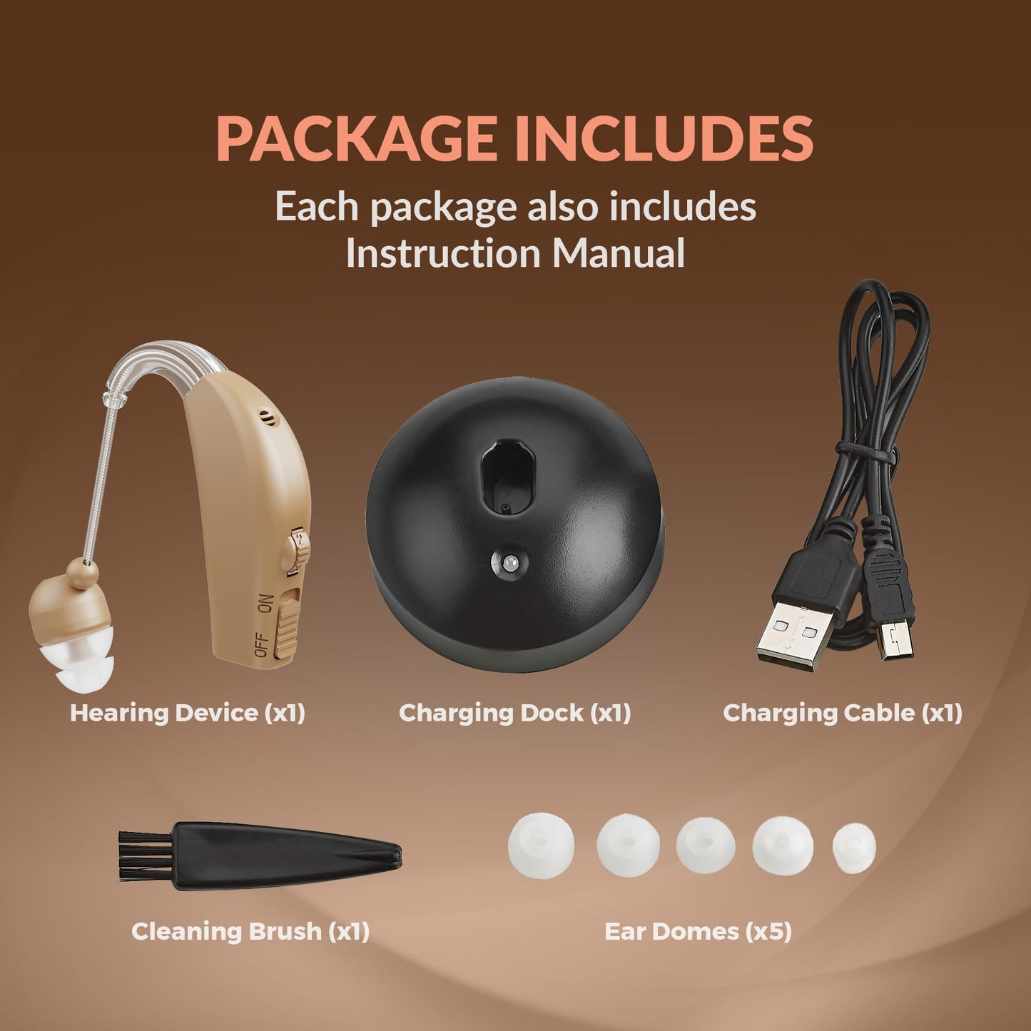 MEDca™ Rechargeable Ear Hearing Amplifier