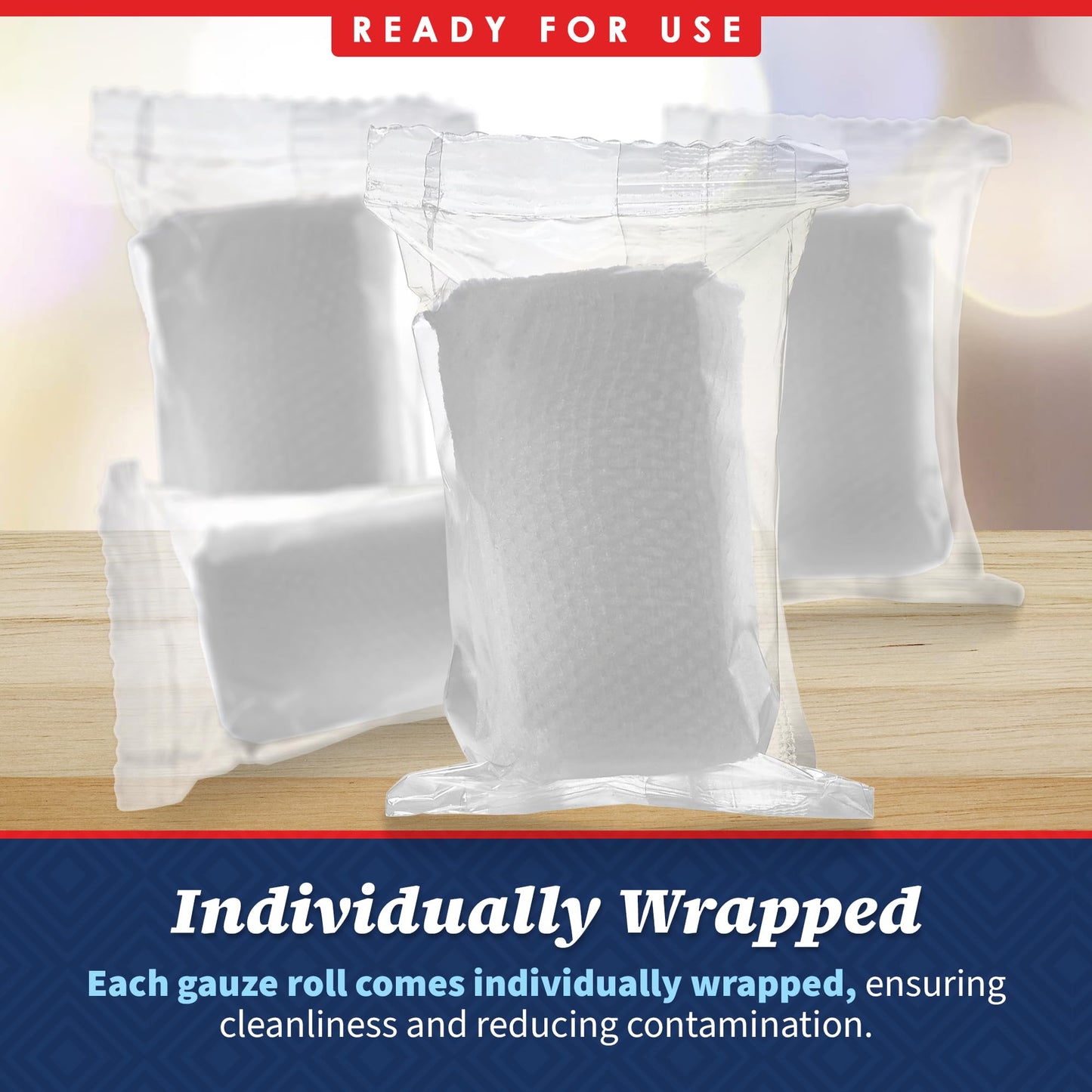 Gauze Bandage Rolls - (24 Pack) 2 in x 4.1 Yards Per Roll of Medical Grade Gauze Bandage and Stretch Bandage Wrapping for Dressing All Types of Wounds and First Aid Kit by MEDca, (2-Inch, 24 Pcs)