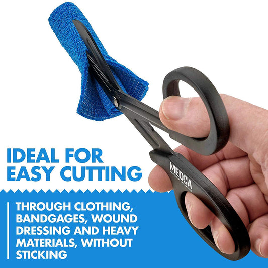 Medical Bandage Scissors - Trauma Scissors and EMT First Responder Shears - Made with Premium Quality Stainless Steel for Nurse, Doctors, First Aid Supplies, 7.5 inch Length