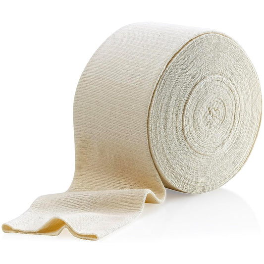 Elastic Tubular Support Bandage Size C, 10M Box - Natural Color (2.75" X 33 feet ) For Large Knee Support Bandage -Medium Thigh, Cotton Spandex