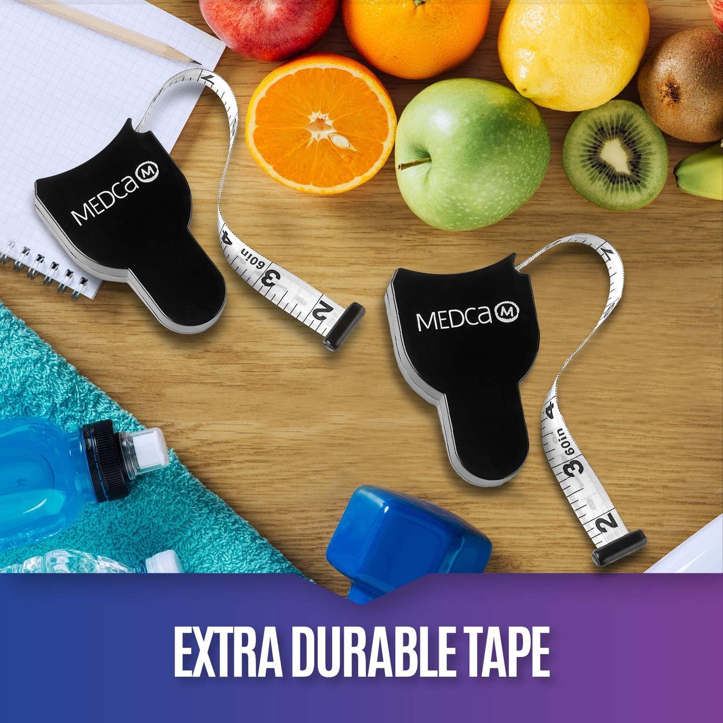 Body Tape Measure - (4 Pack) Measuring Tapes for Body and Fat Weight Monitors, (Inches & Cm) Retractable Ruler for Accurate Fat Calculator Helps Calculate Athletic Fitness Measurements