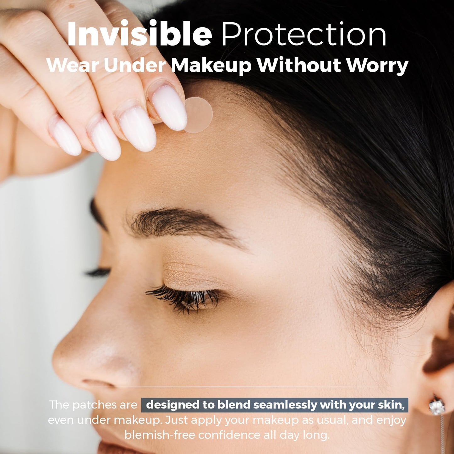 Acne Patches for Face - Hydrocolloid Bandages (108 Count) Pimple Patches for Face in 2 Universal Sizes, Acne Spot Treatment Care for Face & Skin Spot Patch Conceals Zits, Acne and Blackheads