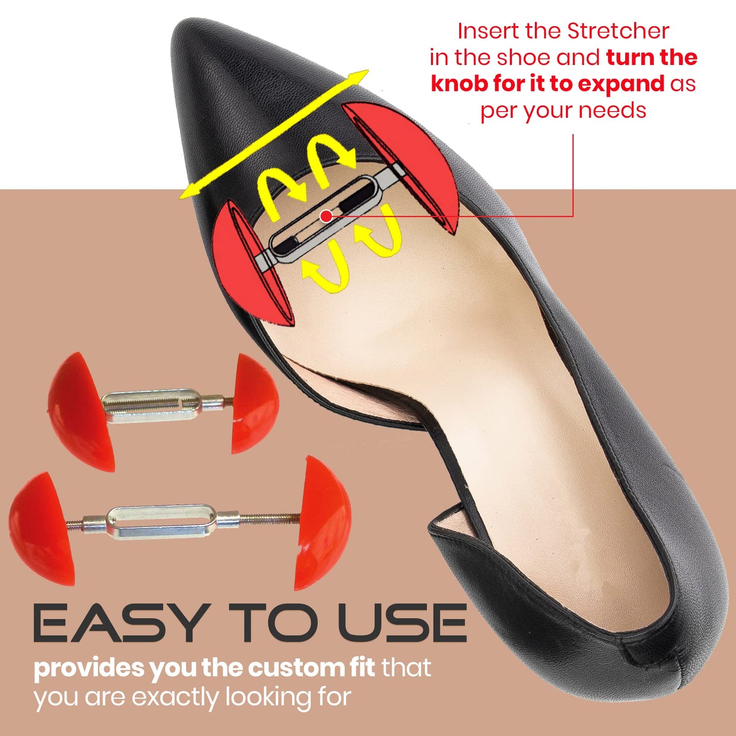 MEDca Shoe Stretcher- Immediate Relief with Small and Handy Sold As a Pack of 2