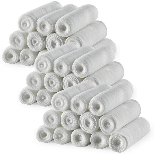 Gauze Bandage Rolls - (36 Pack) 4 in x 4.1 Yards Per Roll of Medical Grade Gauze Bandage and Stretch Bandage Wrapping for Dressing All Types of Wounds and First Aid Kit by MEDca, (4-Inch, 36 Pcs)