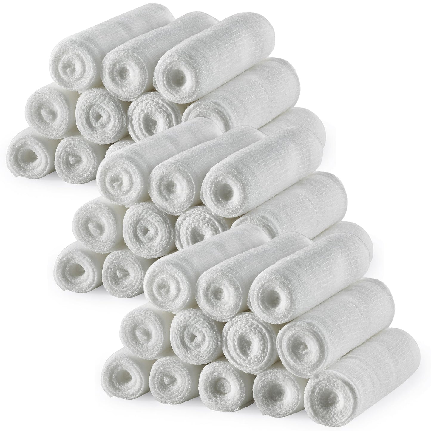Gauze Bandage Rolls - (36 Pack) 3 in x 4.1 Yards Per Roll of Medical Grade Gauze Bandage and Stretch Bandage Wrapping for Dressing All Types of Wounds and First Aid Kit by MEDca, (3-Inch, 36 Pcs)