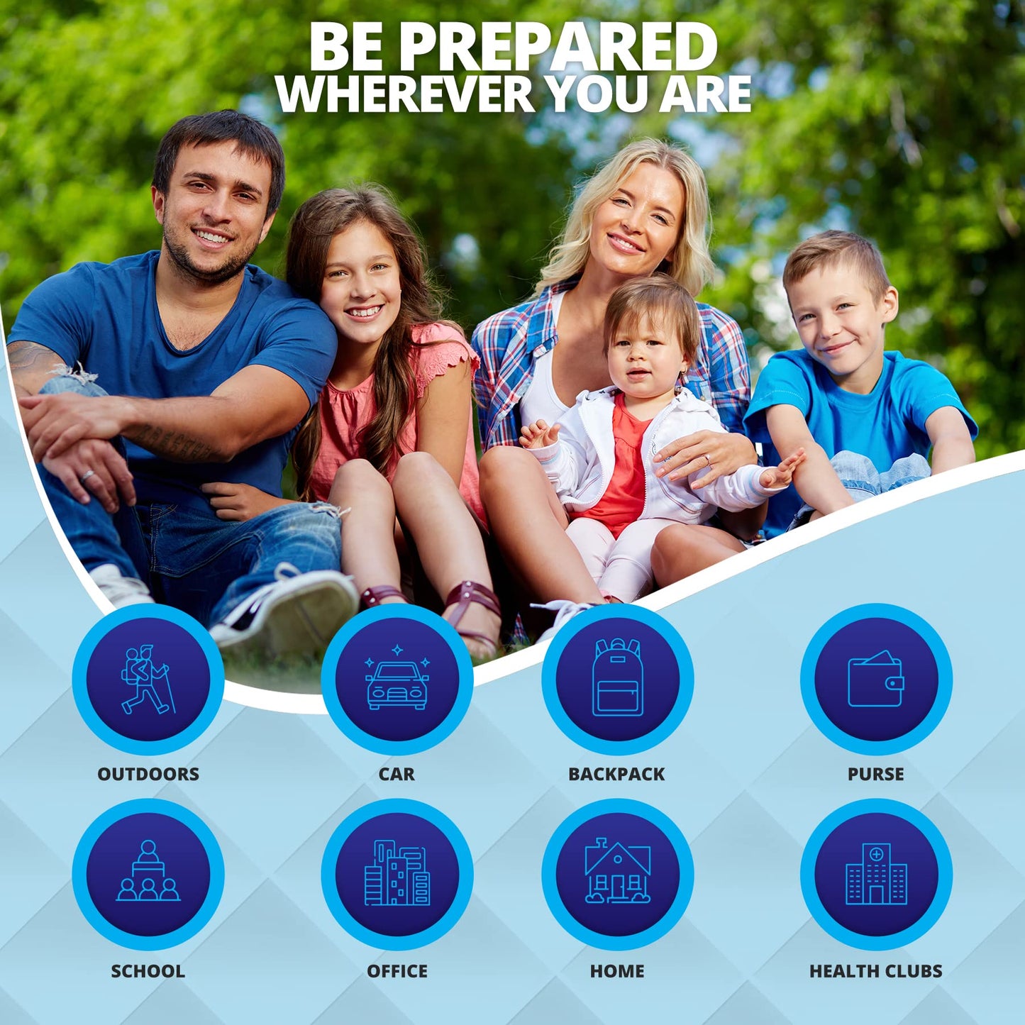 (Box of 100 Count) Prep Solution Pads, 10% Swabs for Individual Disinfecting Wipes, Disposable Cotton Antiseptic Surgical Pad for Wound Care, and First Aid (Packing May Vary)