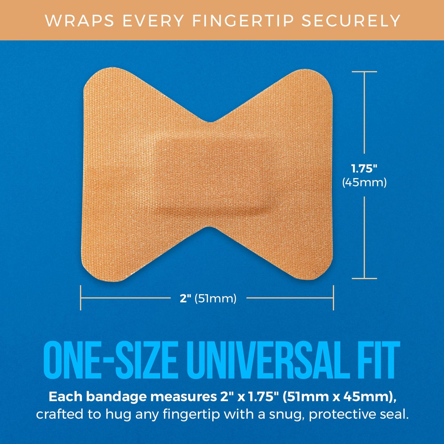 Flexible Fabric Bandages - Flex Fabric Adhesive Bandages Finger-Tip Care and to Protect Wounds from Infection - (Bulk 1000 Count Case)