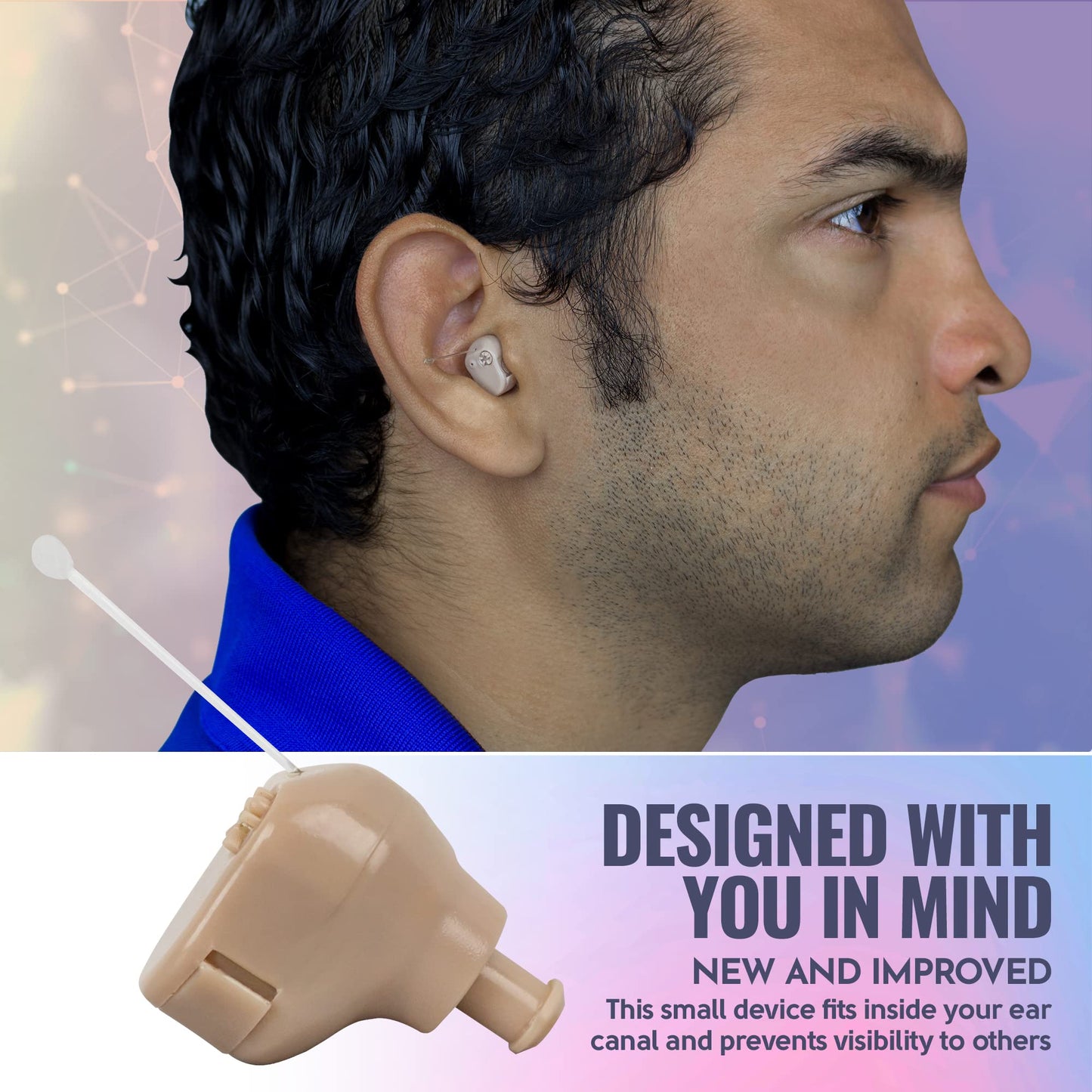 MEDca Hearing Amplifier Ear ITC (Pair) "Extra Small" Second Generation