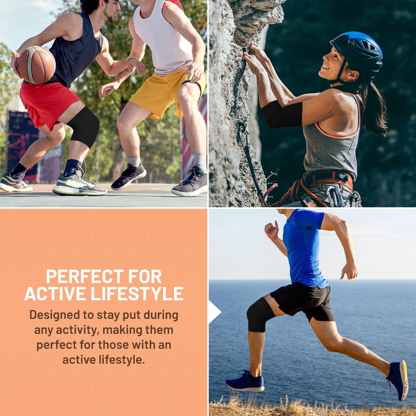 Self-Adherent Cohesive Bandage - Pack of 6 Rolls - 1" Wide x 5 Yards - Athletic Sports Tape for Medical Use, Sports, First Aid and Helps Protect Skin, Black