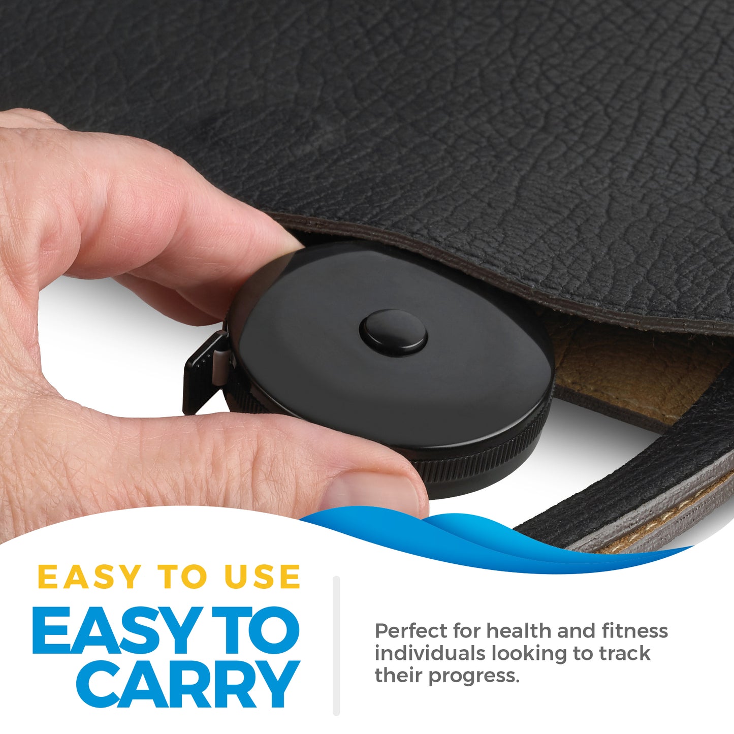 Tape Measure for Body Measuring Tape, (Pack of 2) Dual Sided Inch and CM, Portable, Retractable Soft Ruler Tool for Measurements Body Fat, Fitness Sewing Tailor Fabric and Accurate Body Fat Calculator