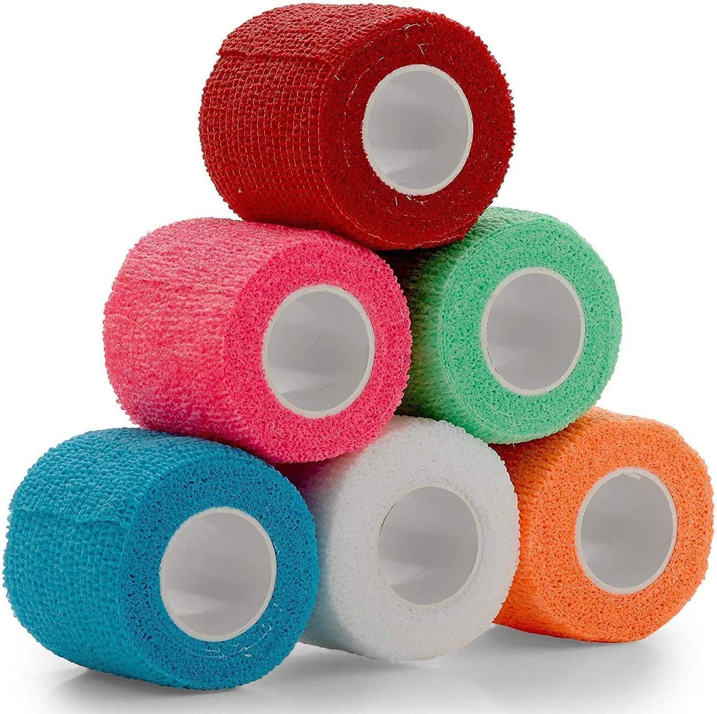 Self Adherent Cohesive Wrap Bandages First Aid Tape Rainbow