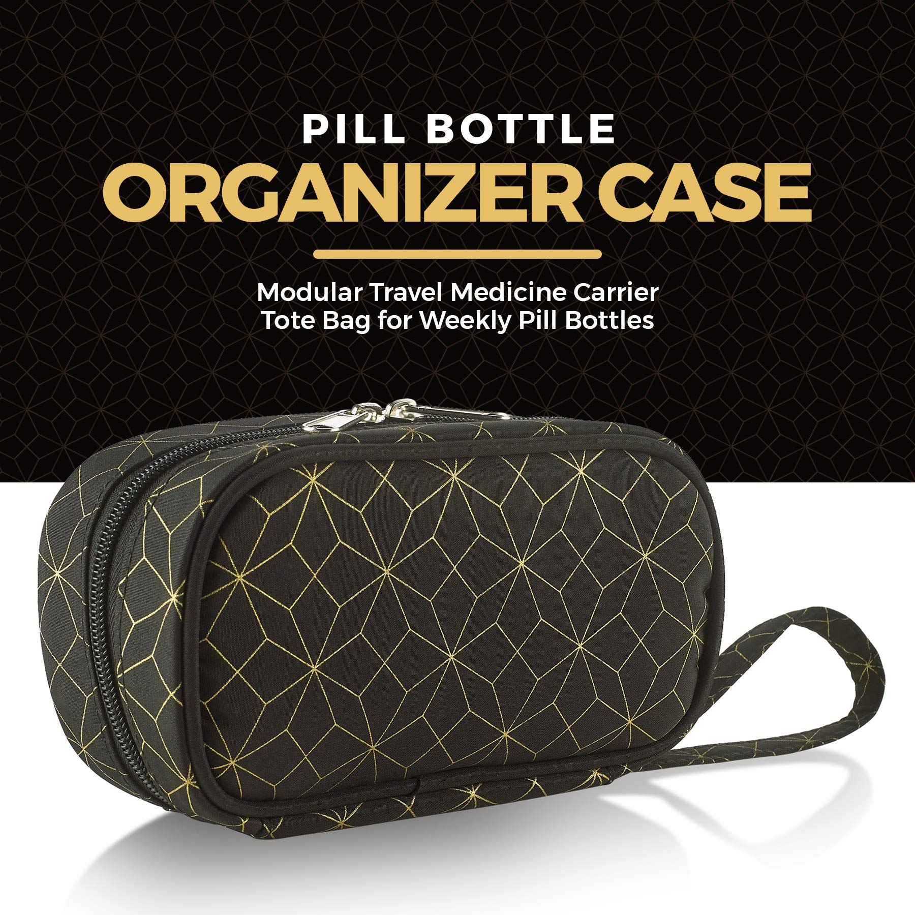 travel case for pill bottles