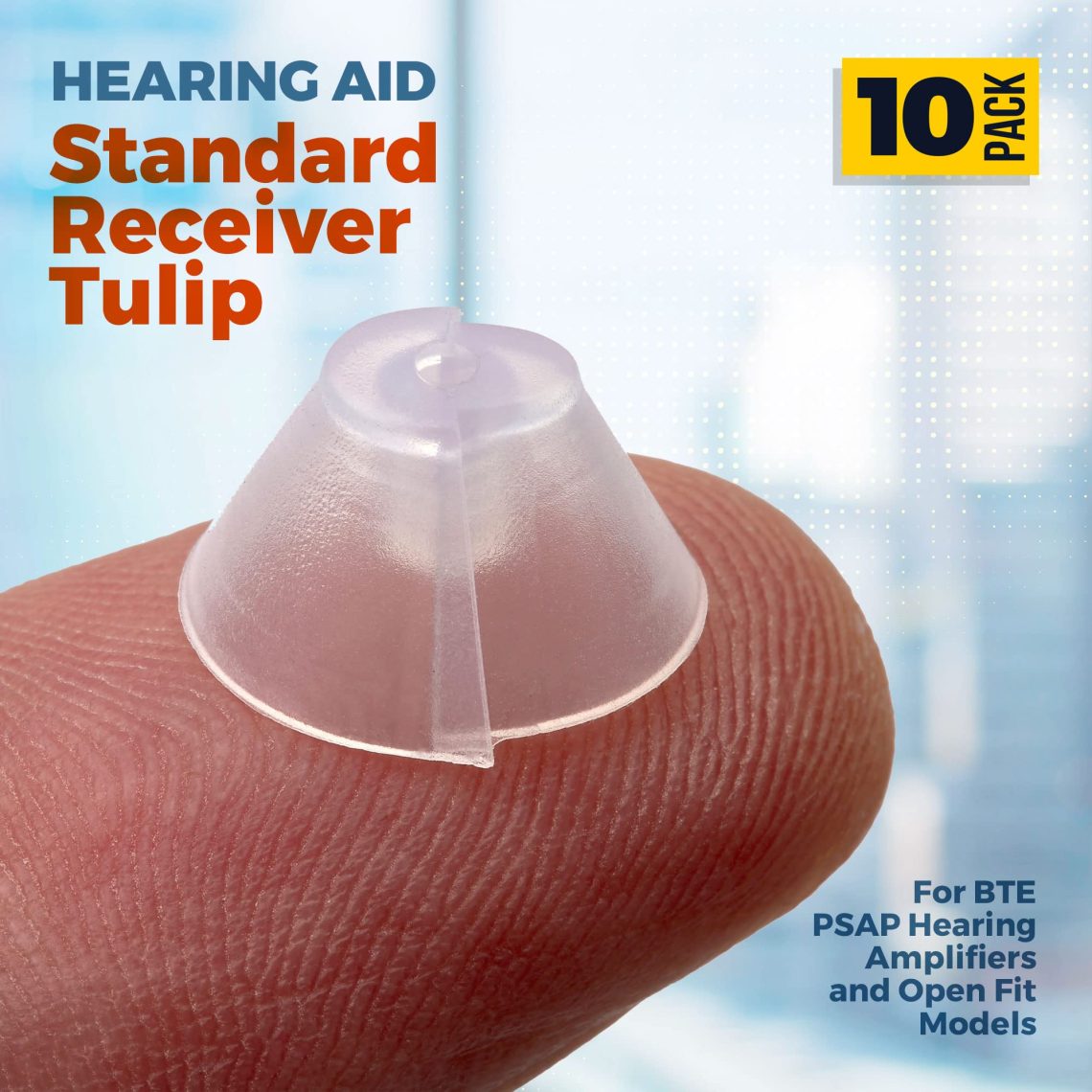 Where To Buy Hearing Aid Domes Hearing Aid Tulip Domes with GN Resound Sure Fit ? 10-Pcs (BTE)