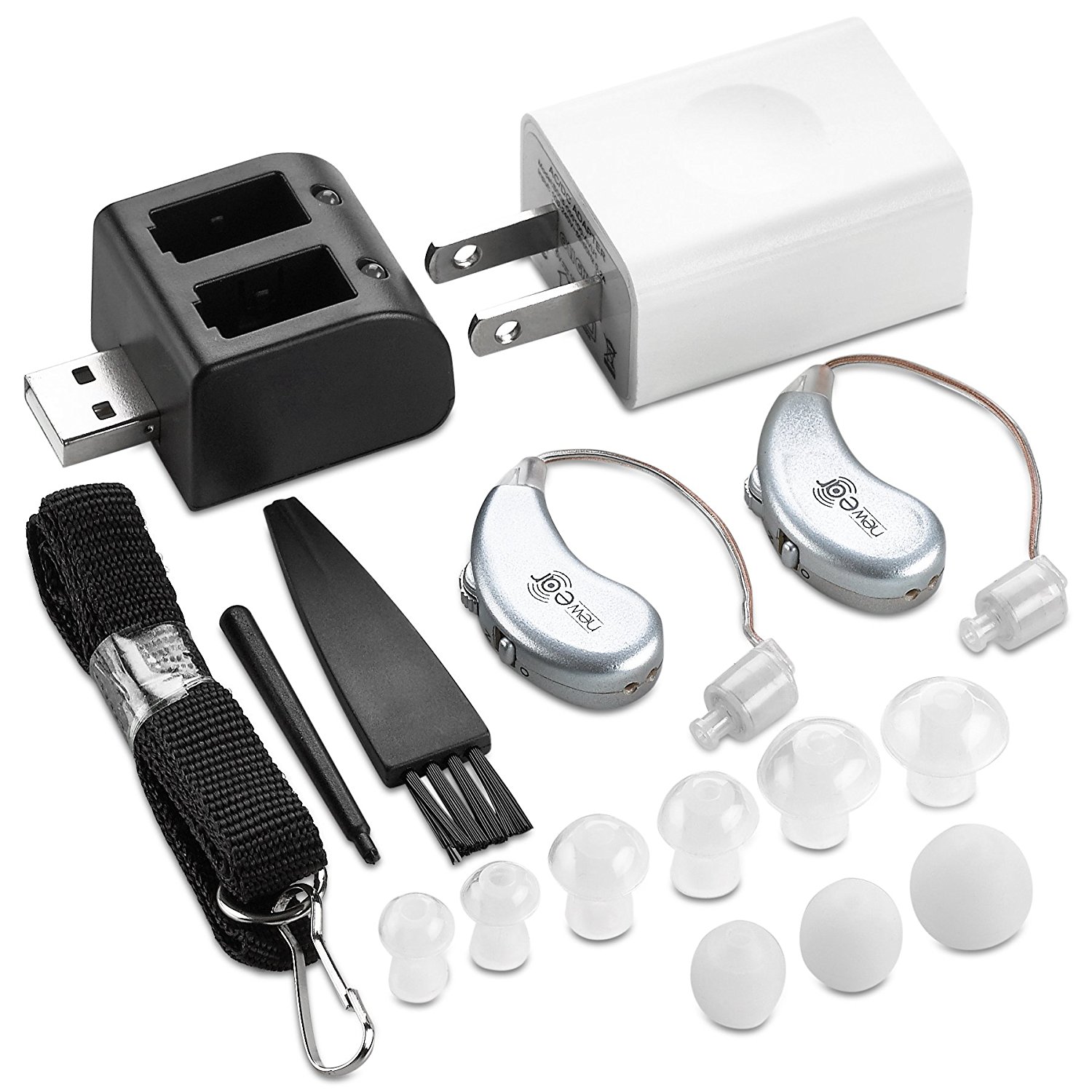 Digital Hearing Amplifiers Rechargeable BTE Personal Sound Amplifier