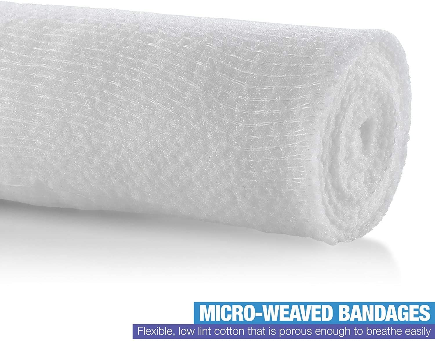 Gauze Bandage Rolls Pack of 24 4 x 4 Yards Per Roll of Medical