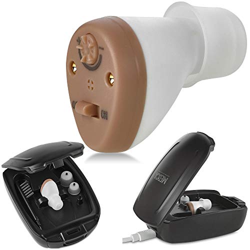 Hearing Amplifier for Seniors and Adults, Rechargeable CIC Completein