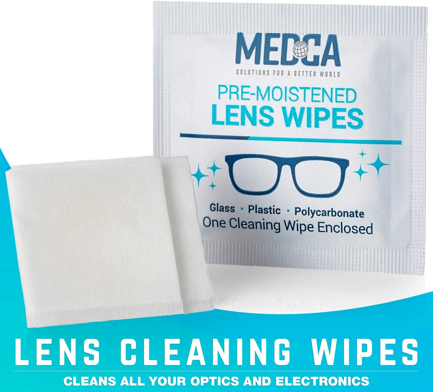 Lens Cleaning Wipes [210 Pack] Pre Moistened Cleansing Cloths and
