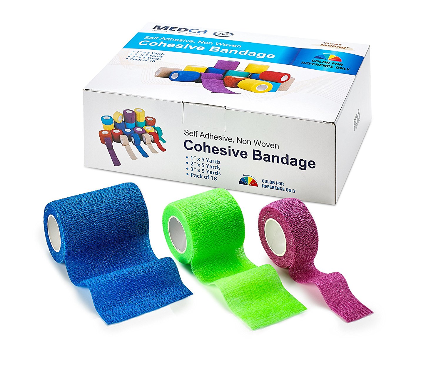 MEDca Tape Wrap, Self Adherent Rap Tape, Adhering Stick Bandage, Self