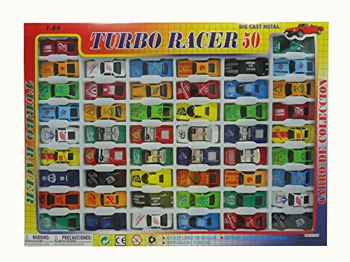 50 toy cars