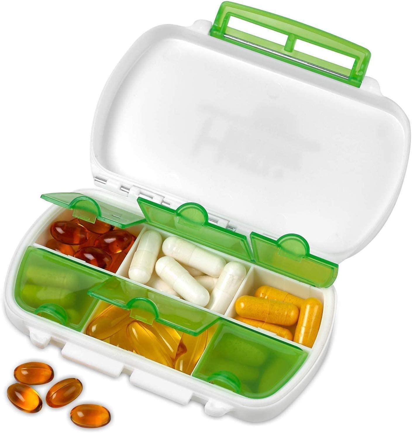 7 Day Pill Box Organizer Weekly Medicine Storage Container Vitamins Travel Case