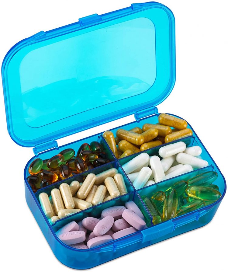 Pill Organizer with Case for Travel Luxury Travel Pill box MEDca
